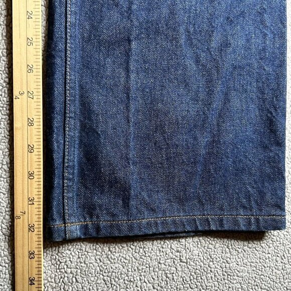 Vintage 70s Levis Jeans Orange Tab Talon 42 Zipper Mens 44x32 Indigo Made in USA - Picture 12 of 13